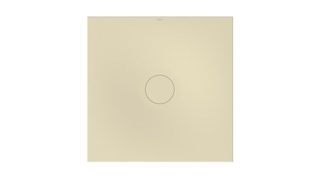 Bette Duschfliese BetteAir 1000 x 1000 mm, cream, Rechteck, glasierter Titan-Stahl, mit Minimum-Täger