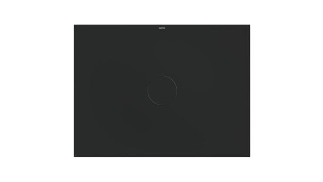 Bette Duschfliese BetteAir 1200 x 900 mm, ebony, Rechteck, glasierter Titan-Stahl, mit Minimum-Täger