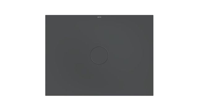 Bette Duschfliese Antirutsch Pro BetteAir 1200 x 900 mm, raven, Rechteck, glasierter Titan-Stahl, mit Minimum-Täger