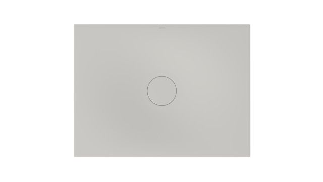 Bette Duschfliese Antirutsch Pro BetteAir 1200 x 900 mm, silver, Rechteck, glasierter Titan-Stahl, mit Minimum-Täger