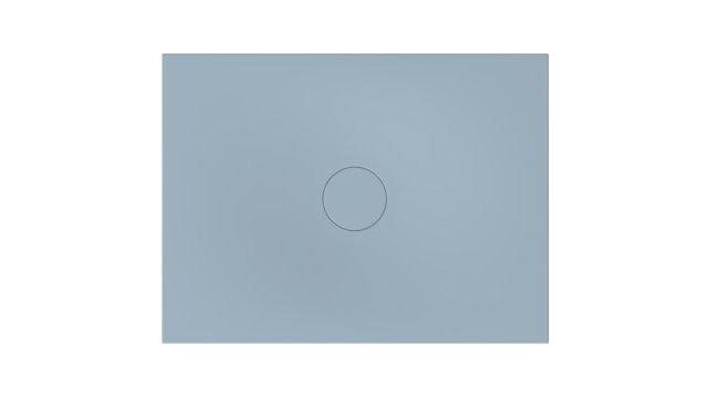 Bette Duschfliese BetteAir 1200 x 900 mm, blue satin, Rechteck, glasierter Titan-Stahl, mit Minimum-Täger