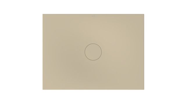 Bette Duschfliese Antirutsch Pro BetteAir 1200 x 900 mm, sand, Rechteck, glasierter Titan-Stahl, mit Minimum-Täger