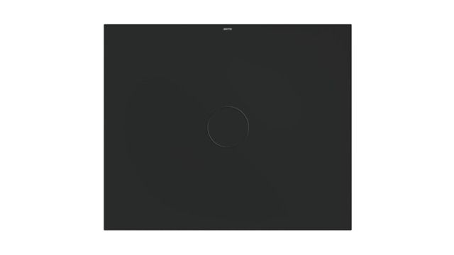 Bette Duschfliese PLUS BetteAir 1200 x 1000 mm, ebony, Rechteck, glasierter Titan-Stahl, mit Minimum-Täger
