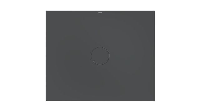 Bette Duschfliese Antirutsch Pro BetteAir 1200 x 1000 mm, raven, Rechteck, glasierter Titan-Stahl, mit Minimum-Täger