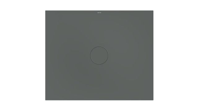 Bette Duschfliese BetteAir 1200 x 1000 mm, smoke, Rechteck, glasierter Titan-Stahl, mit Minimum-Täger