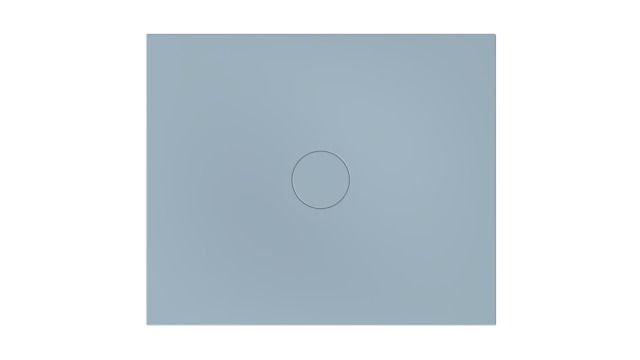 Bette Duschfliese BetteAir 1200 x 1000 mm, blue satin, Rechteck, glasierter Titan-Stahl, mit Minimum-Täger