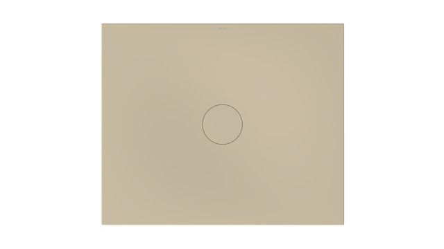 Bette Duschfliese BetteAir 1200 x 1000 mm, sand, Rechteck, glasierter Titan-Stahl, mit Minimum-Täger