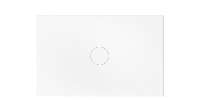 Bette Duschfliese BetteAir 1400 x 900 mm, edelweiß, Rechteck, glasierter Titan-Stahl, mit Minimum-Täger