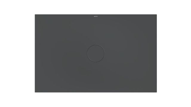 Bette Duschfliese Antirutsch Pro BetteAir 1400 x 900 mm, raven, Rechteck, glasierter Titan-Stahl, mit Minimum-Täger