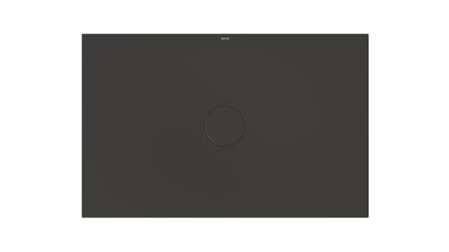 Bette Duschfliese BetteAir 1400 x 900 mm, anthracite, Rechteck, glasierter Titan-Stahl, mit Minimum-Täger