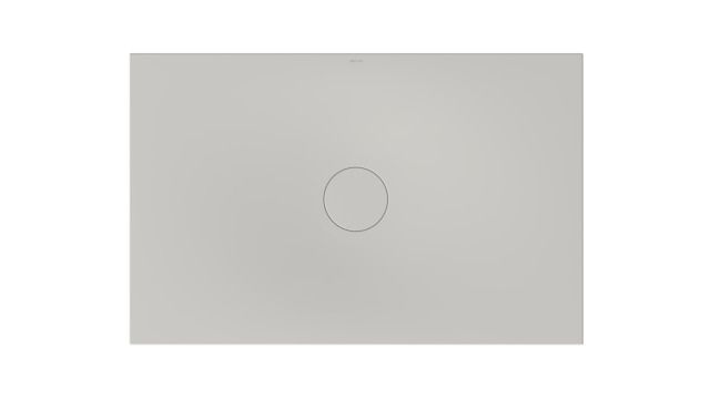 Bette Duschfliese PLUS BetteAir 1400 x 900 mm, silver, Rechteck, glasierter Titan-Stahl, mit Minimum-Täger