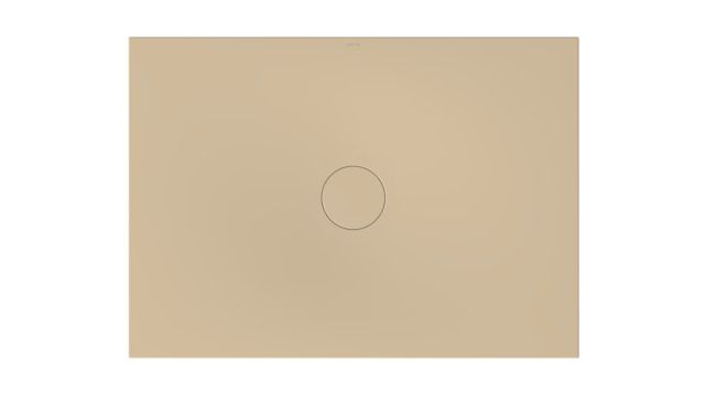 Bette Duschfliese BetteAir 1400 x 1000 mm, bahama beige, Rechteck, glasierter Titan-Stahl, mit Minimum-Täger