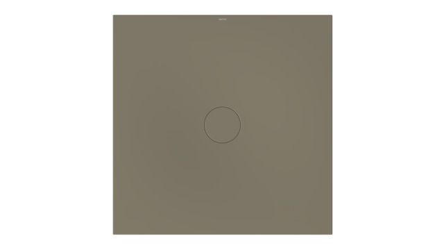 Bette Duschfliese PLUS BetteAir 1200 x 1200 mm, graphite, Rechteck, glasierter Titan-Stahl