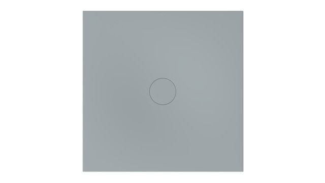 Bette Duschfliese BetteAir 1200 x 1200 mm, quartz, Rechteck, glasierter Titan-Stahl, mit Minimum-Täger