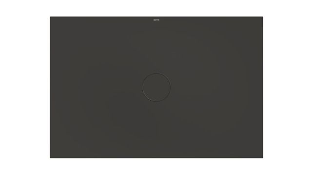 Bette Duschfliese PLUS BetteAir 1500 x 1000 mm, anthracite, Rechteck, glasierter Titan-Stahl, mit Minimum-Täger