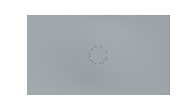 Bette Duschfliese BetteAir 1600 x 900 mm, quartz, Rechteck, glasierter Titan-Stahl, mit Minimum-Täger