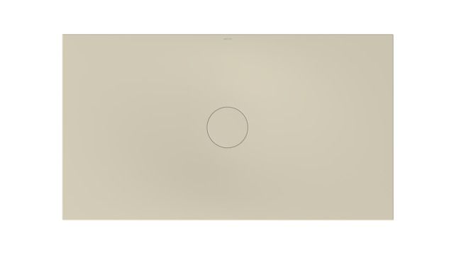 Bette Duschfliese BetteAir 1600 x 900 mm, beige, Rechteck, glasierter Titan-Stahl, mit Minimum-Täger