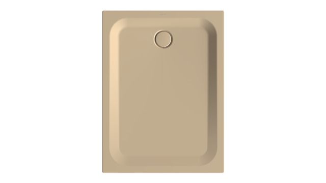 Duschwanne BetteUltra 1260 120x90x3,5cm, Antirutsch/Pro, Mini-Wannenträger, bahamabeige