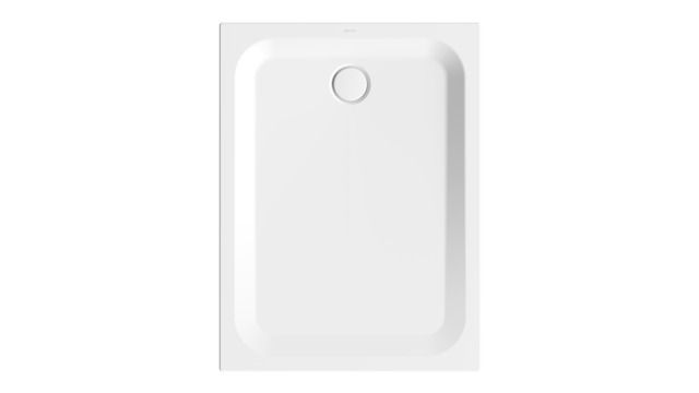 Duschwanne BetteUltra 1260 120x90x3,5cm, Glasur, Mini-Wannenträger, weiß