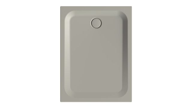 Duschwanne BetteUltra 1260 120x90x3,5cm, Antirutsch/Pro, Mini-Wannenträger, stone