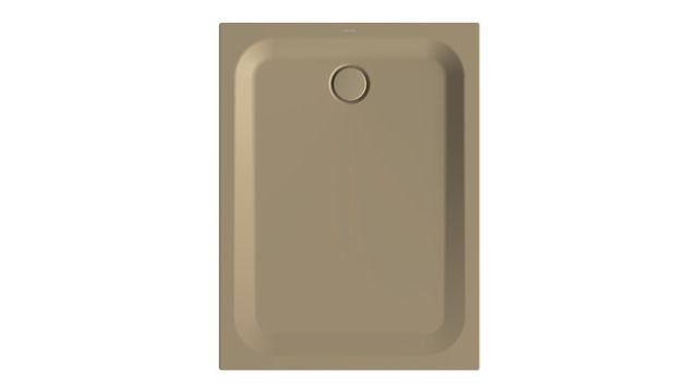 Duschwanne BetteUltra 1260 120x90x3,5cm, Mini-Wannenträger, hazel