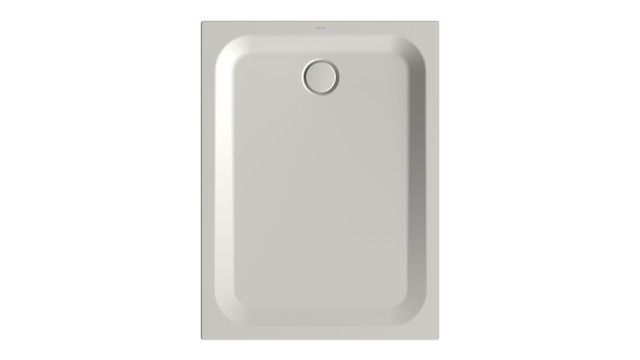 Duschwanne BetteUltra 1260 120x90x3,5cm, Glasur, Mini-Wannenträger, flax