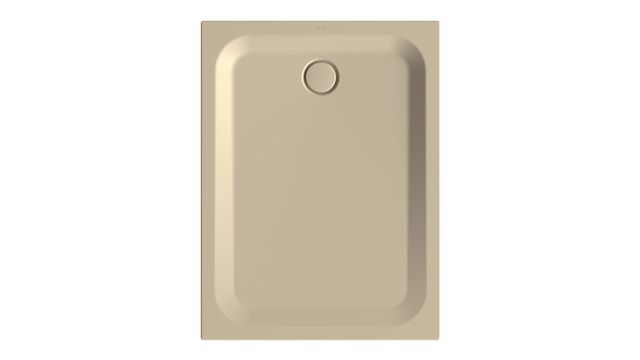 Duschwanne BetteUltra 1260 120x90x3,5cm, Glasur, Mini-Wannenträger, sand