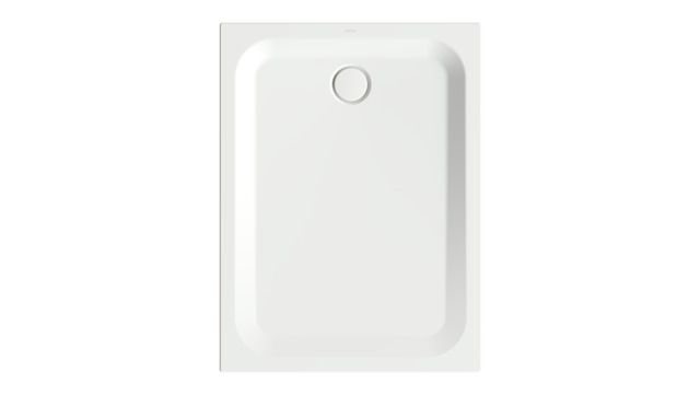 Duschwanne BetteUltra 1260 120x90x3,5cm, Antirutsch/Pro, Mini-Wannenträger, snow