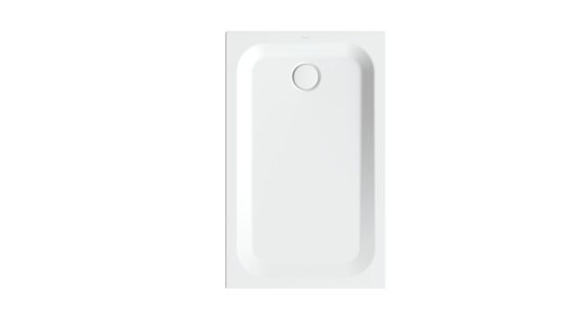 Duschwanne BetteUltra 1670 120x75x3,5cm, Glasur, Mini-Wannenträger, weiß