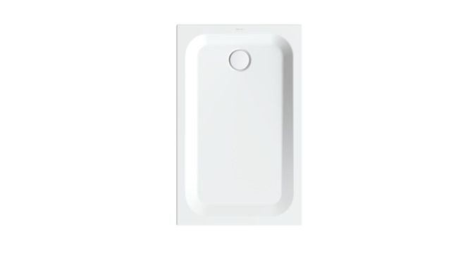 Duschwanne BetteUltra 1670 120x75x3,5cm, Glasur, Mini-Wannenträger, edelweiß