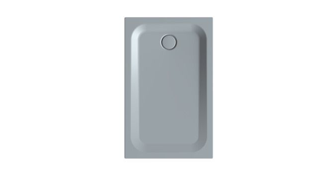 Duschwanne BetteUltra 1670 120x75x3,5cm, Mini-Wannenträger, quartz