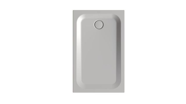 Duschwanne BetteUltra 1670 120x75x3,5cm, Glasur, Mini-Wannenträger, dust
