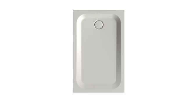 Duschwanne BetteUltra 1670 120x75x3,5cm, Antirutsch/Pro, Mini-Wannenträger, flax