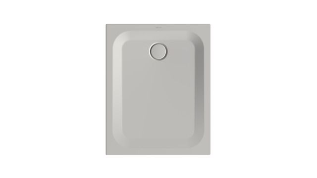 Duschwanne BetteUltra 5490 100x80x2,5cm, Glasur, silver