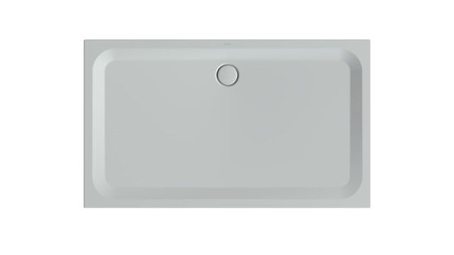 Duschwanne BetteUltra 5806 170x100x3,5cm, Glasur, Mini-Wannenträger, manhattan