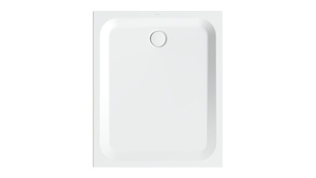 Duschwanne BetteUltra 8660 120x100x3,5cm, Antirutsch/Sense, Mini-Wannenträger, weiß