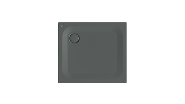 Duschwanne BetteUltra 8750 90x80x2,5cm, Antirutsch/Pro, Mini-Wannenträger, smoke
