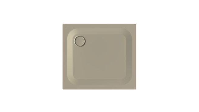 Duschwanne BetteUltra 8750 90x80x2,5cm, Antirutsch/Pro, Mini-Wannenträger, cashmere