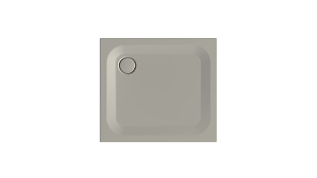 Duschwanne BetteUltra 8750 90x80x2,5cm, Antirutsch/Pro, Mini-Wannenträger, stone