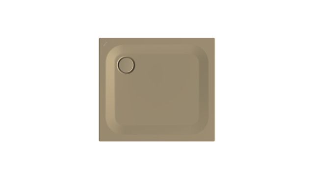 Duschwanne BetteUltra 8750 90x80x2,5cm, Glasur, Mini-Wannenträger, hazel