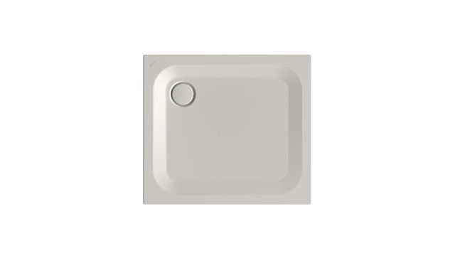 Duschwanne BetteUltra 8750 90x80x2,5cm, Mini-Wannenträger, flax
