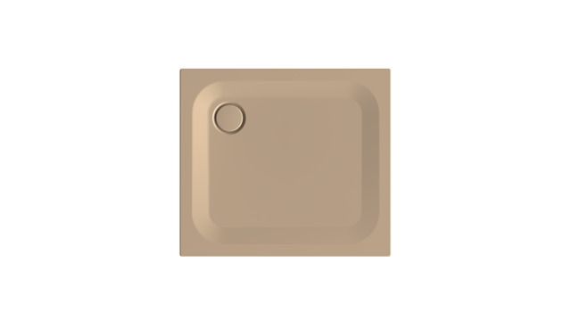 Duschwanne BetteUltra 8750 90x80x2,5cm, Mini-Wannenträger, greige