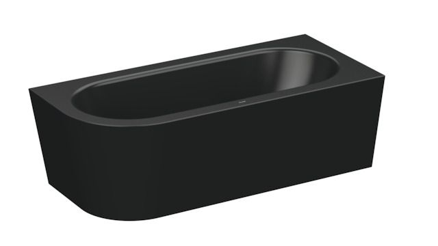 Badewanne BetteStarlet V Silhouette-6690 ebony, 175x80x42cm, mit Schürze