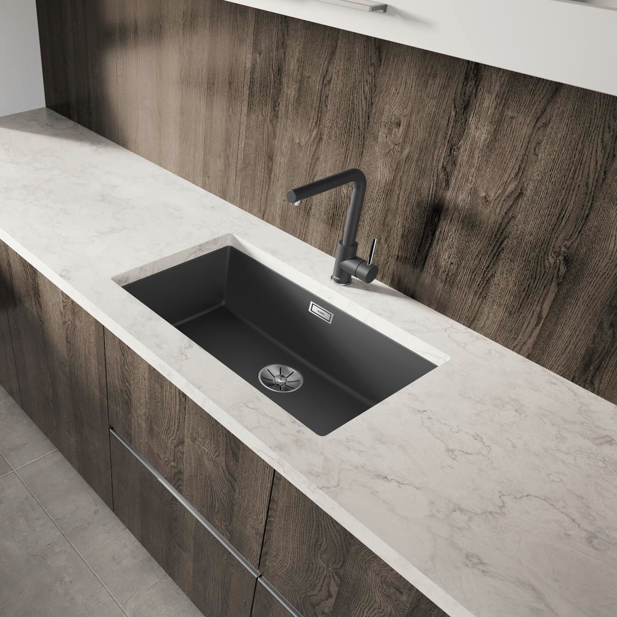 Blanco Becken SUBLINE 700-U SILGRANIT 73 x 46 cm, cafe, für Unterbau