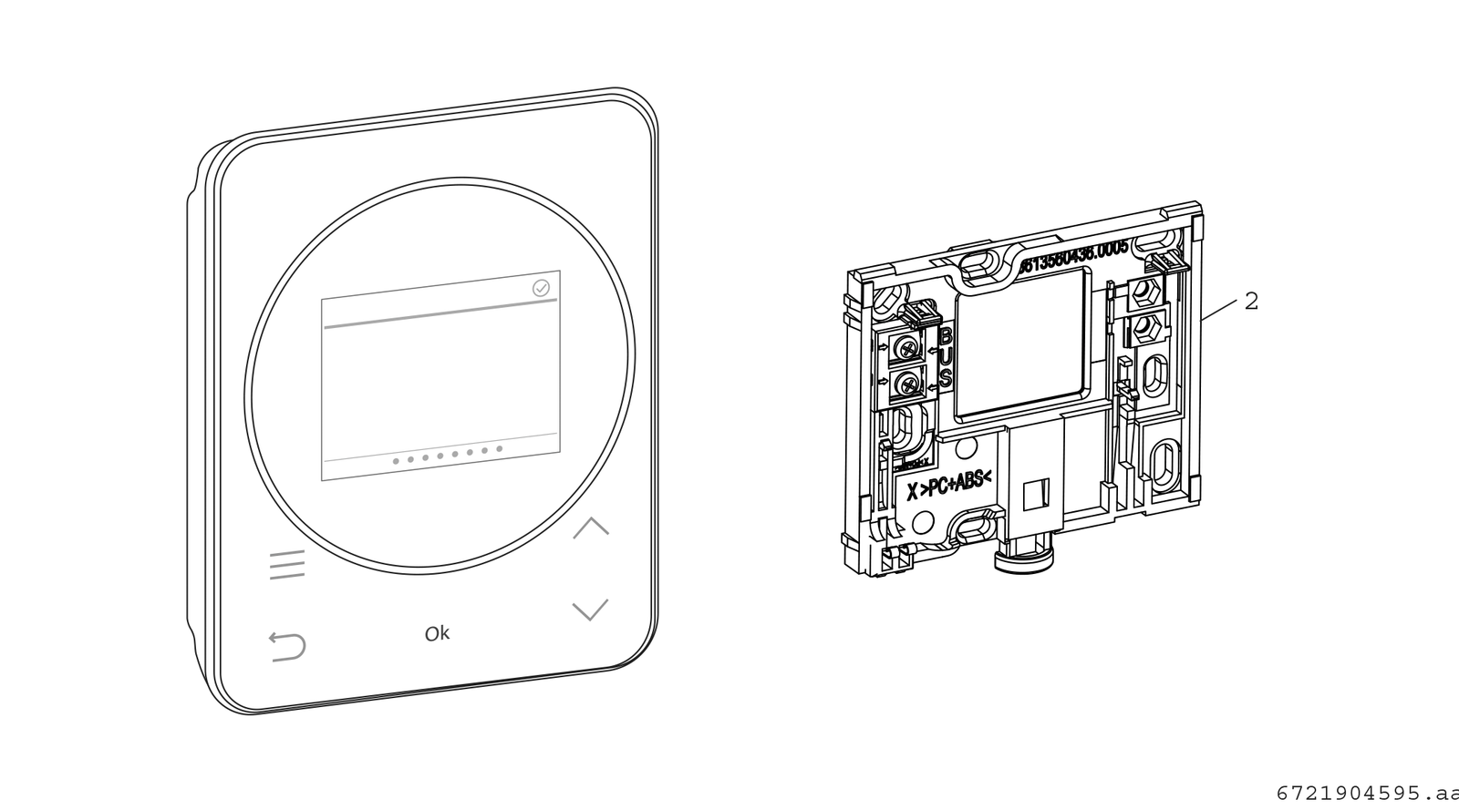 BOSCH Regler CR 120 für 1 Heizkreis, raumtemperaturgeführt