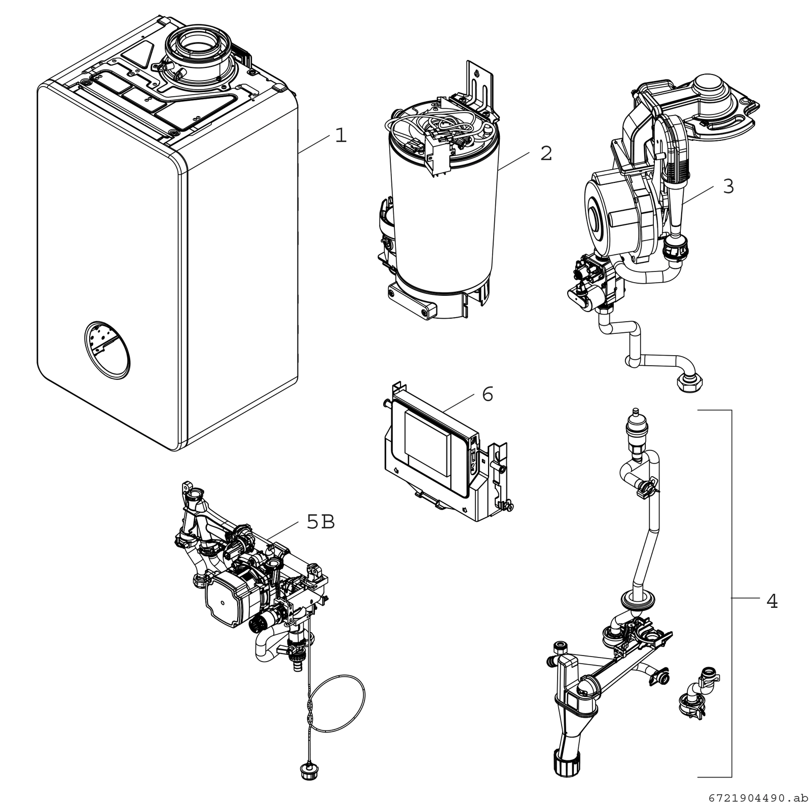 BOSCH Gas-Brennwertgerät Condens GC5800iW 14 P 23 Erdgas E, wandhängend, weiß