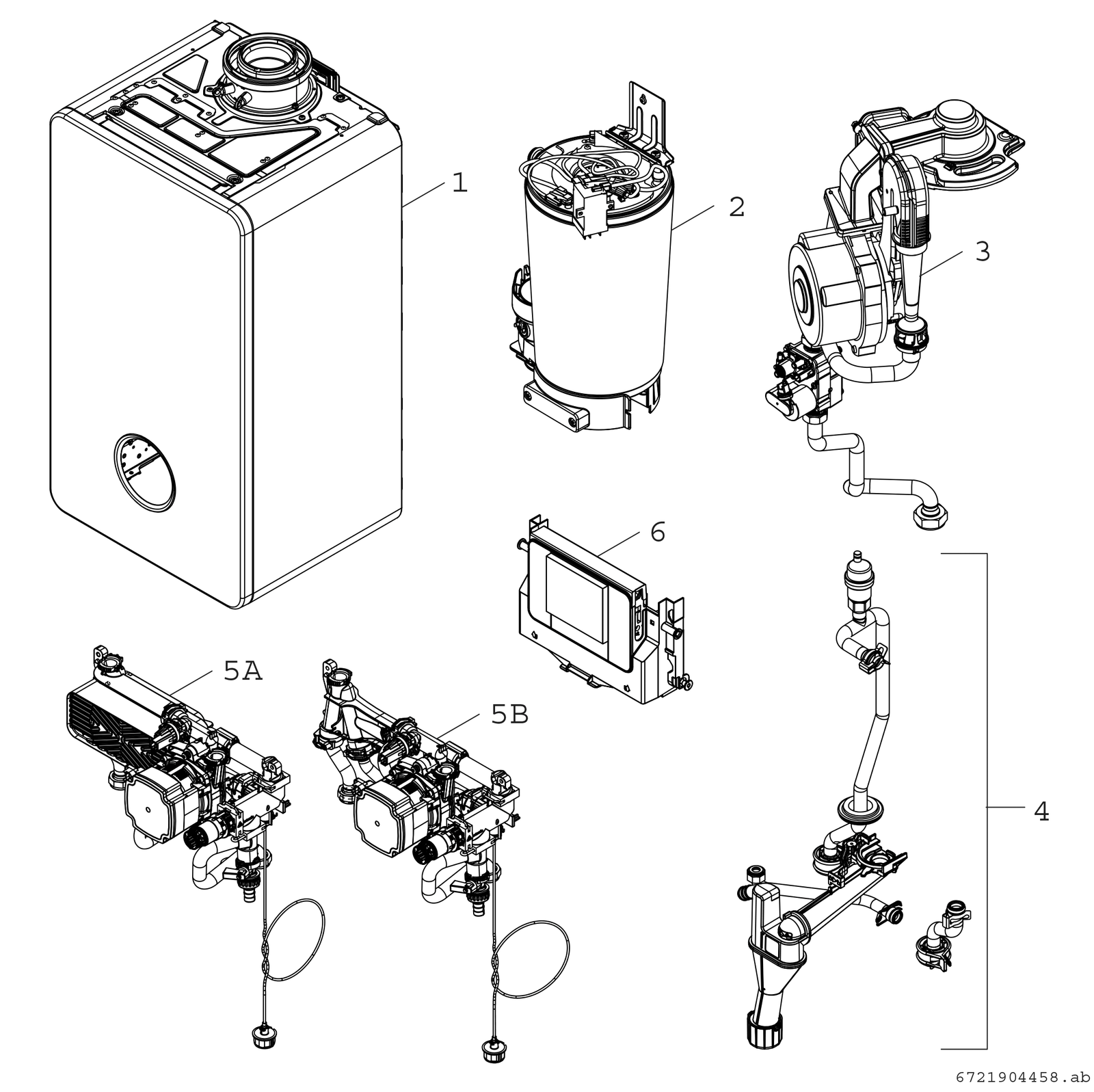 BOSCH Gas-Brennwertgerät Condens GC5300iW 20/24 C 23 Erdgas E, wandhängend, weiß