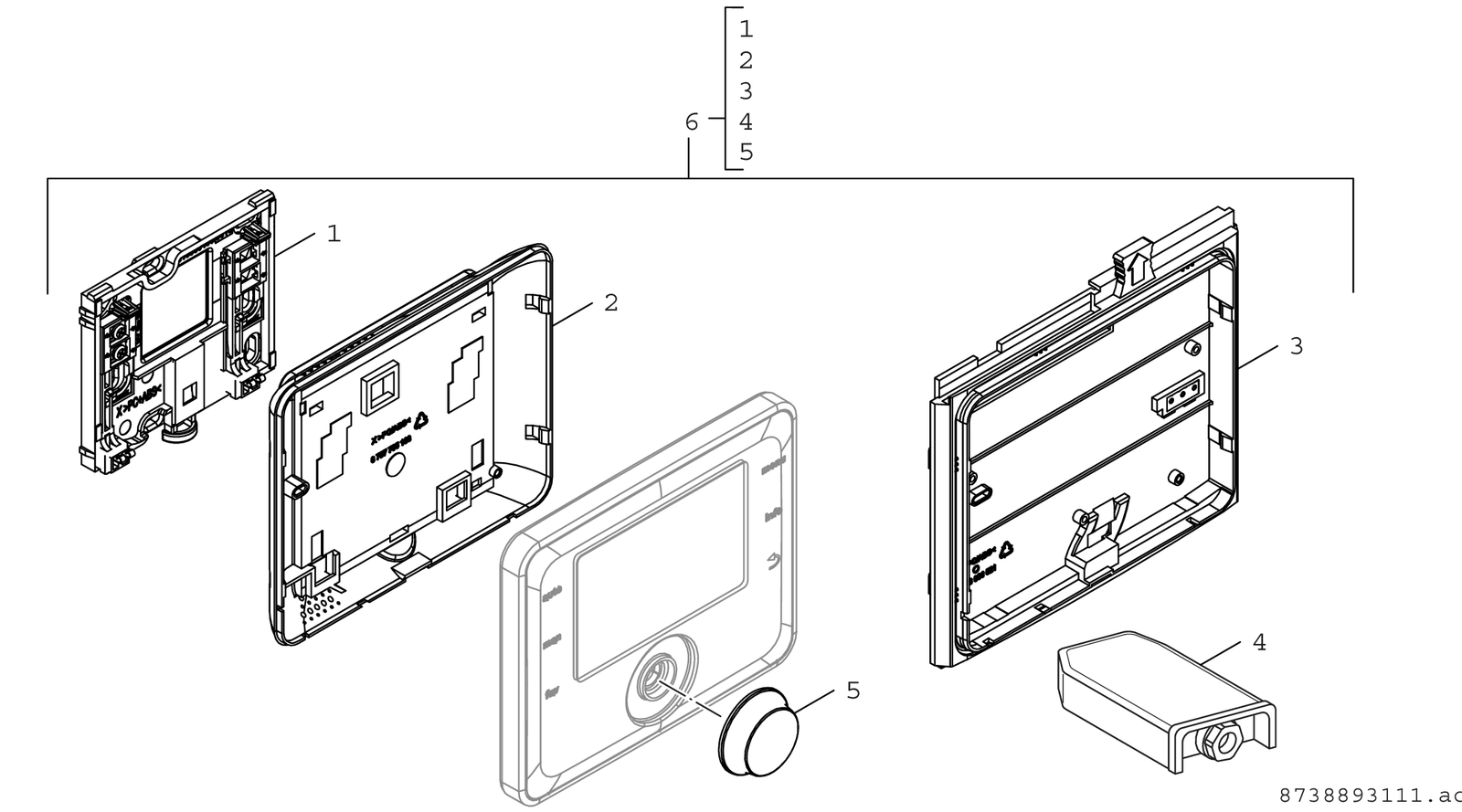 BOSCH Regler CW 400 bis 4 Heizkreise und 2 Warmwasser-Ladekreise, außentemperaturgeführt