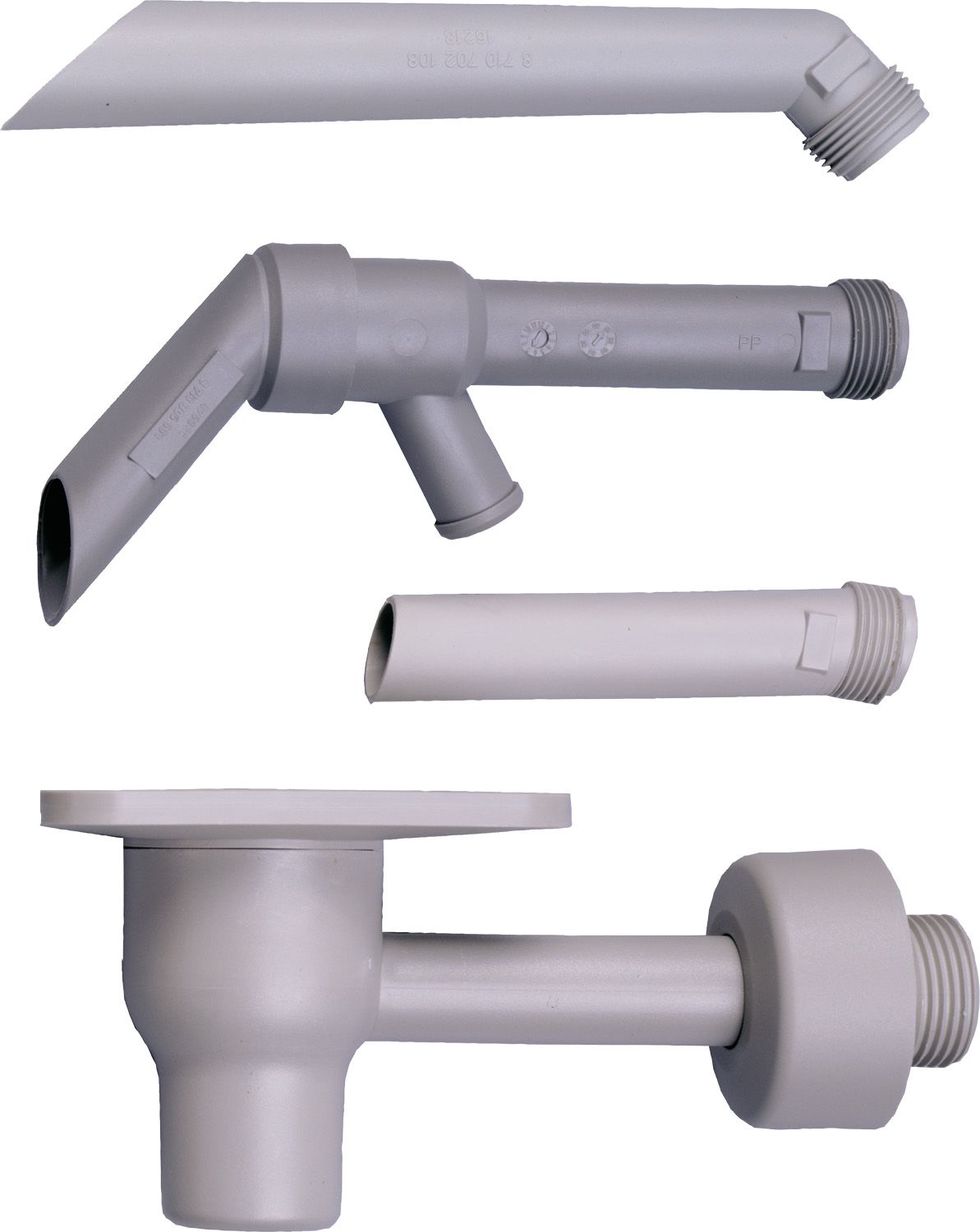 BOSCH Trichtersiphon Nr. 432 R 1 mit Schieberosette, Hostalen