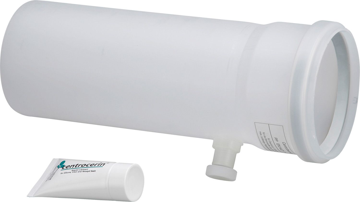 BOSCH Zuluftanschluss AZB 1356, gerade, d&#x3D; 110mm, mit Messöffnung